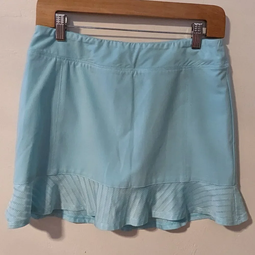 Adidas  Skort Pickle Ball Golf‎ Tennis Preppy Mesh Ruffle Novelty Skirt